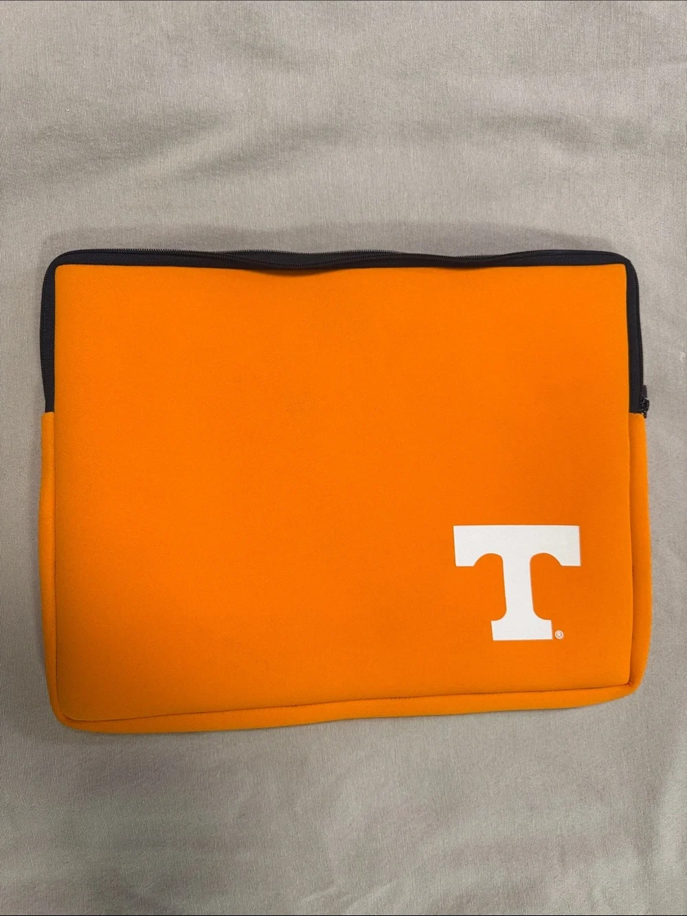 University T Logo Orange Tablet Sleeve - Protective Neoprene Case